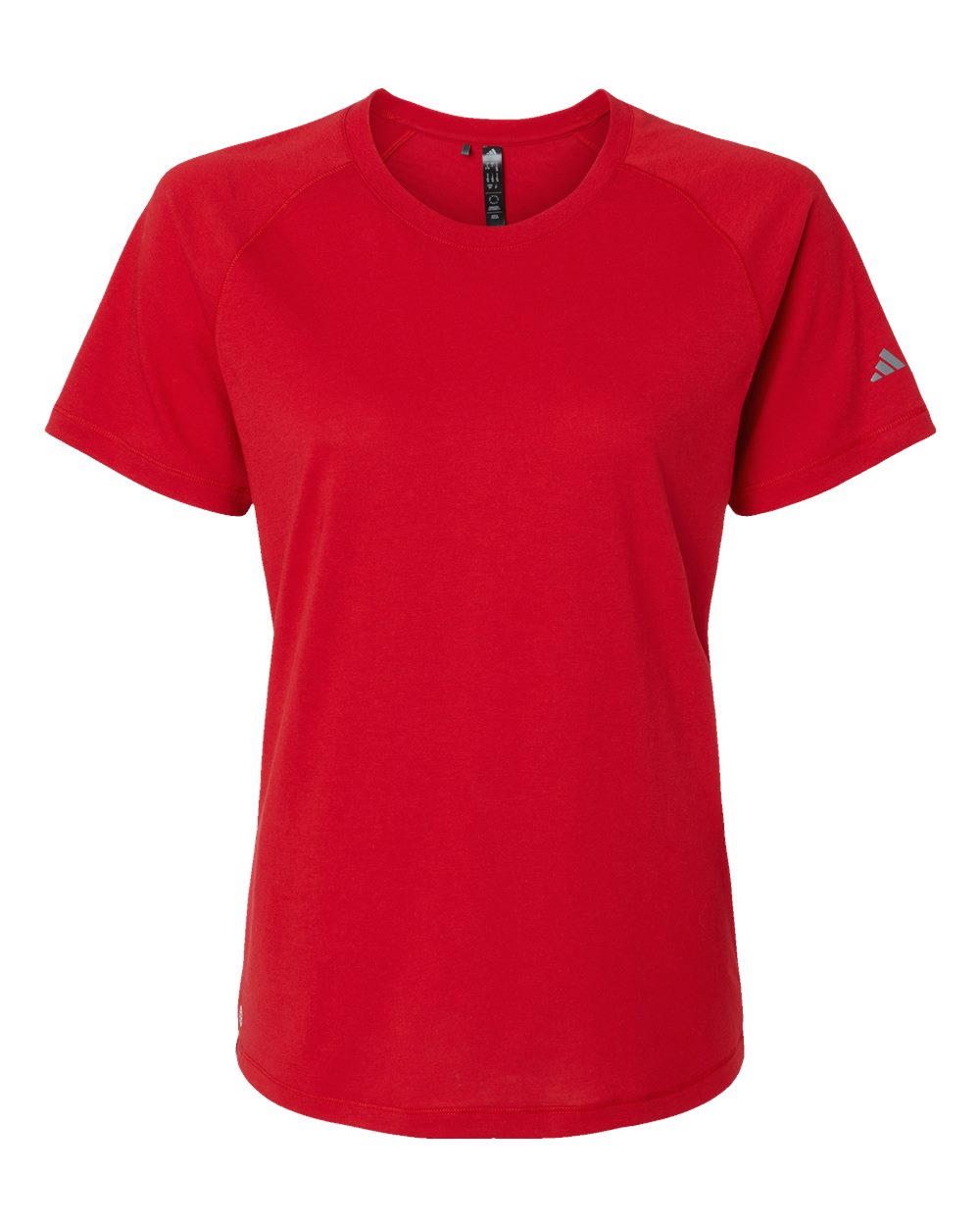 Women's Blended T-Shirt - Front - B07353703 - Power Red
