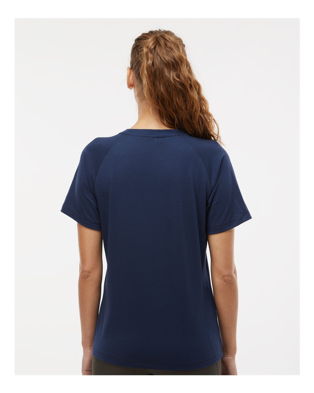 Women's Blended T-Shirt - OnModelBack - B07353653 - Collegiate Navy