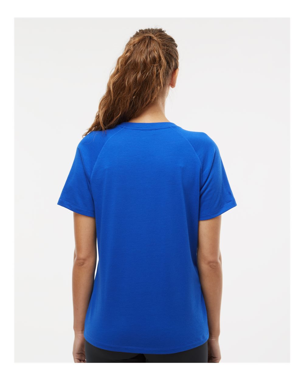 Women's Blended T-Shirt - OnModelBack - B07353753 - Collegiate Royal