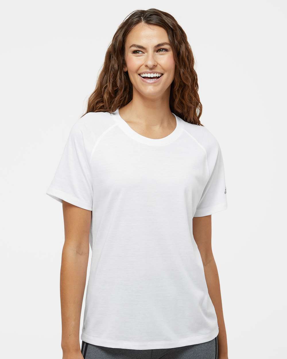 Women's Blended T-Shirt - OnModelFront - B07353003 - White