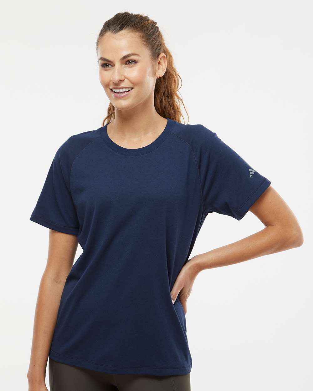 Women's Blended T-Shirt - OnModelFront - B07353653 - Collegiate Navy