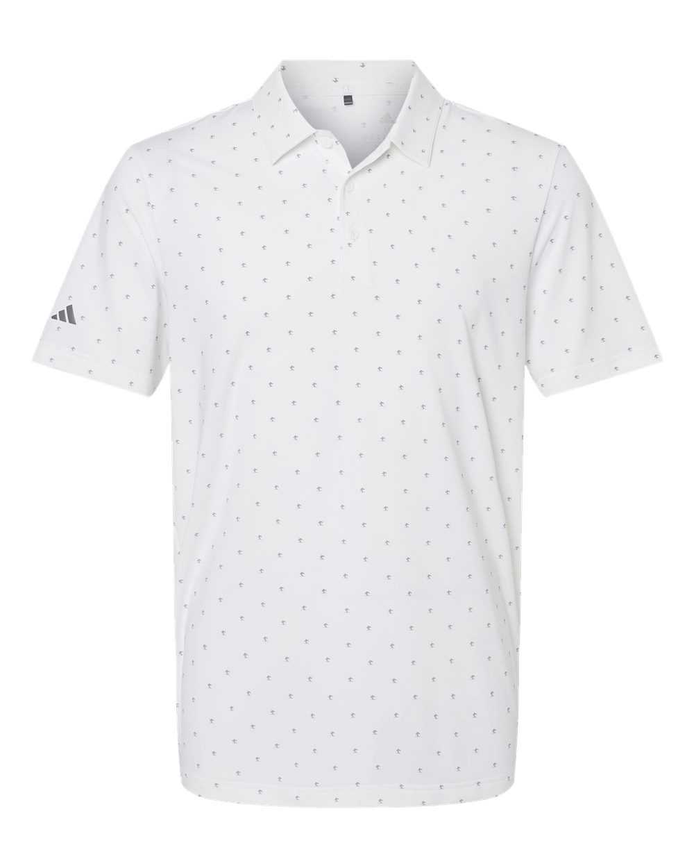 Men's Pine Tree Polo - Front - B07853003 - White/ Grey Three