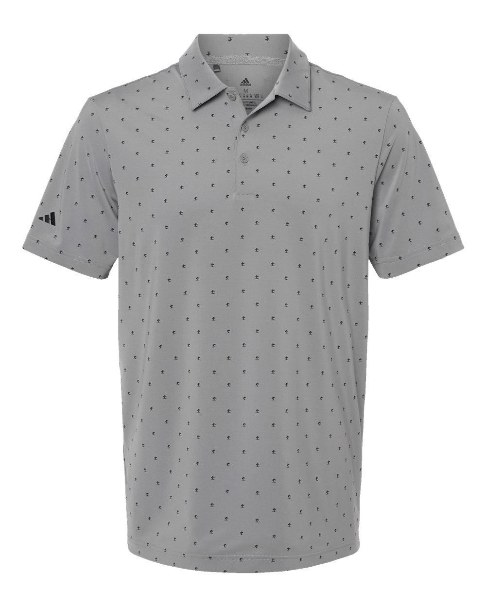 Men's Pine Tree Polo - Front - B07853103 - Grey Three/ Black