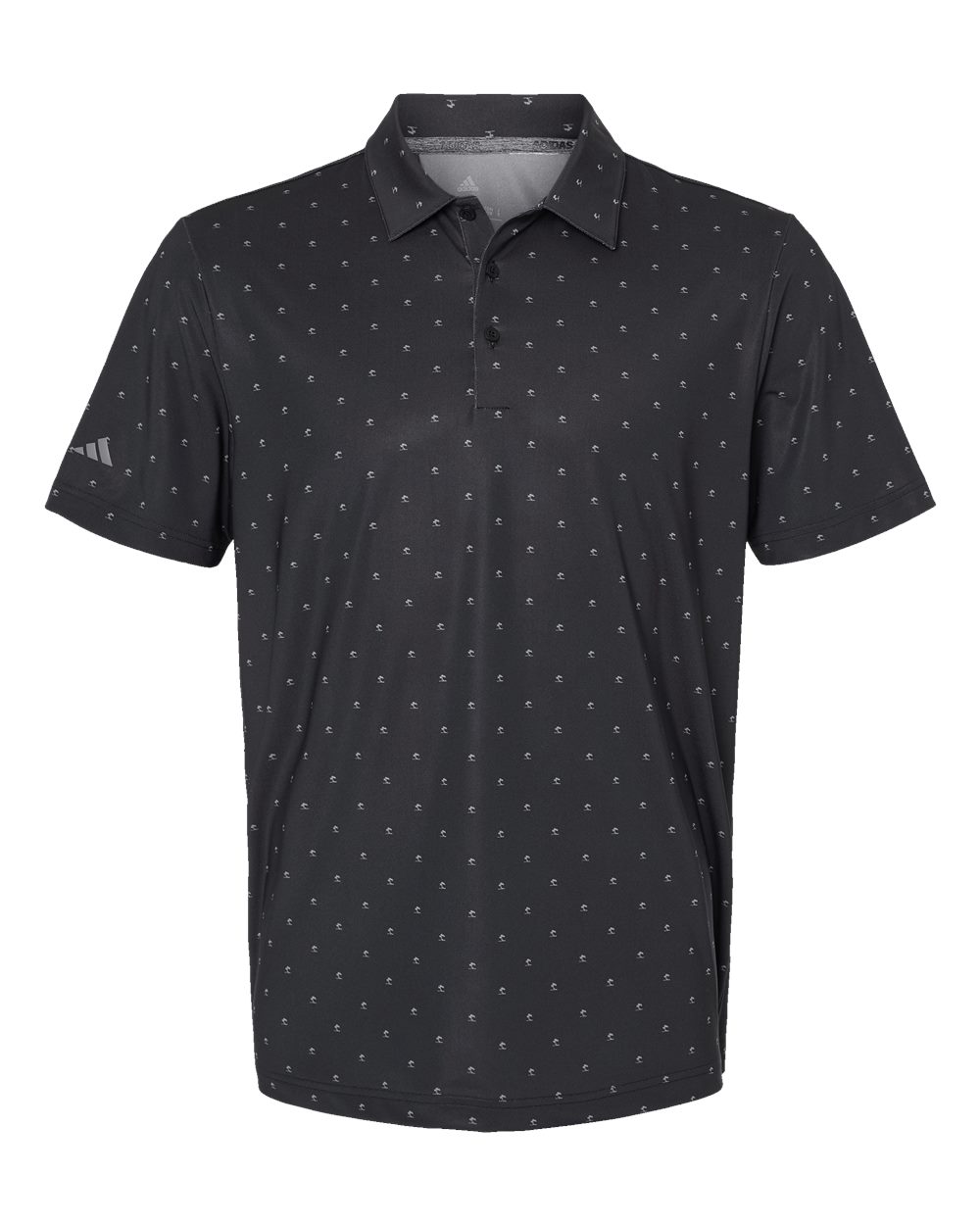 Men's Pine Tree Polo - Front - B07853583 - Black/ Grey Three