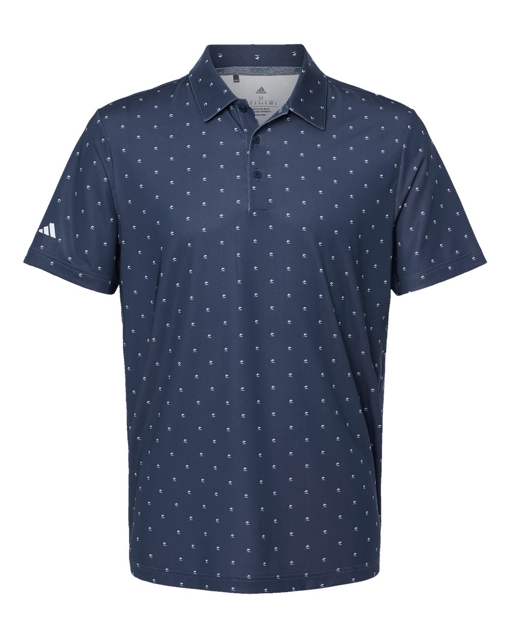 Men's Pine Tree Polo - Front - B07853653 - Collegiate Navy/ White