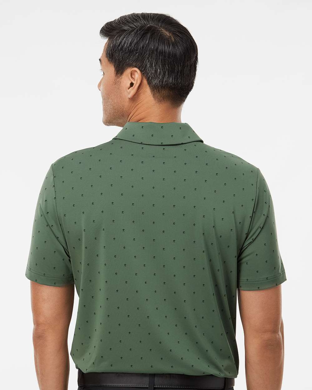 Men's Pine Tree Polo - OnModelBack - B07853173 - Green Oxide/ Black