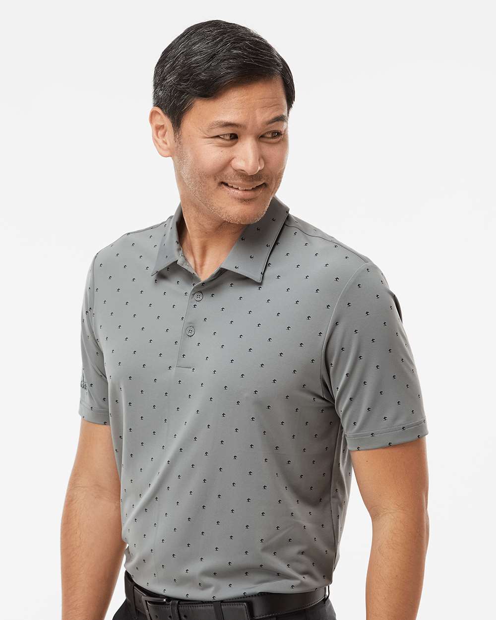 Men's Pine Tree Polo - OnModelSide - B07853103 - Grey Three/ Black