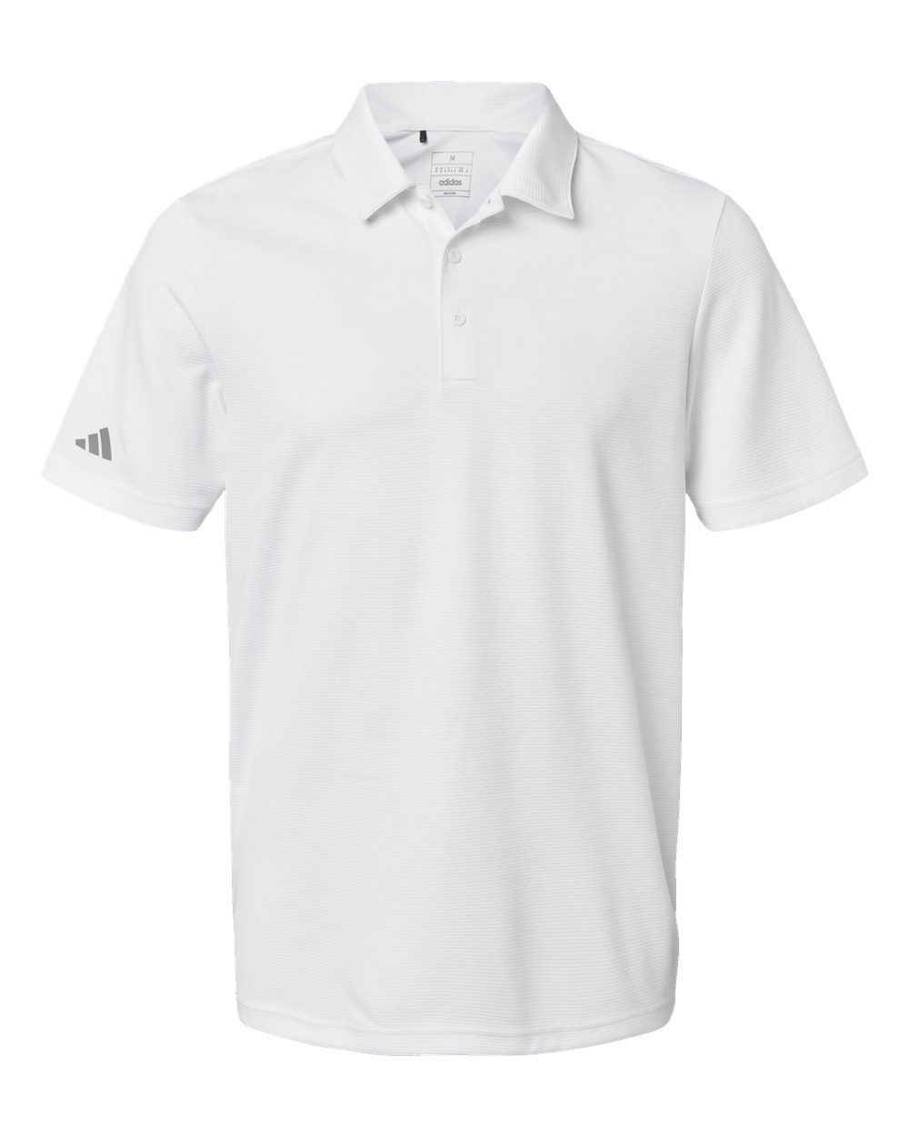 Men's Micro Pique Polo - Front - B08153003 - White