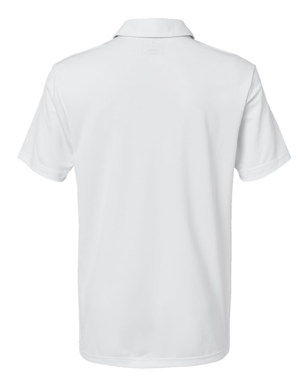 Men's Camo Chest Print Polo - Back - B08653003 - White