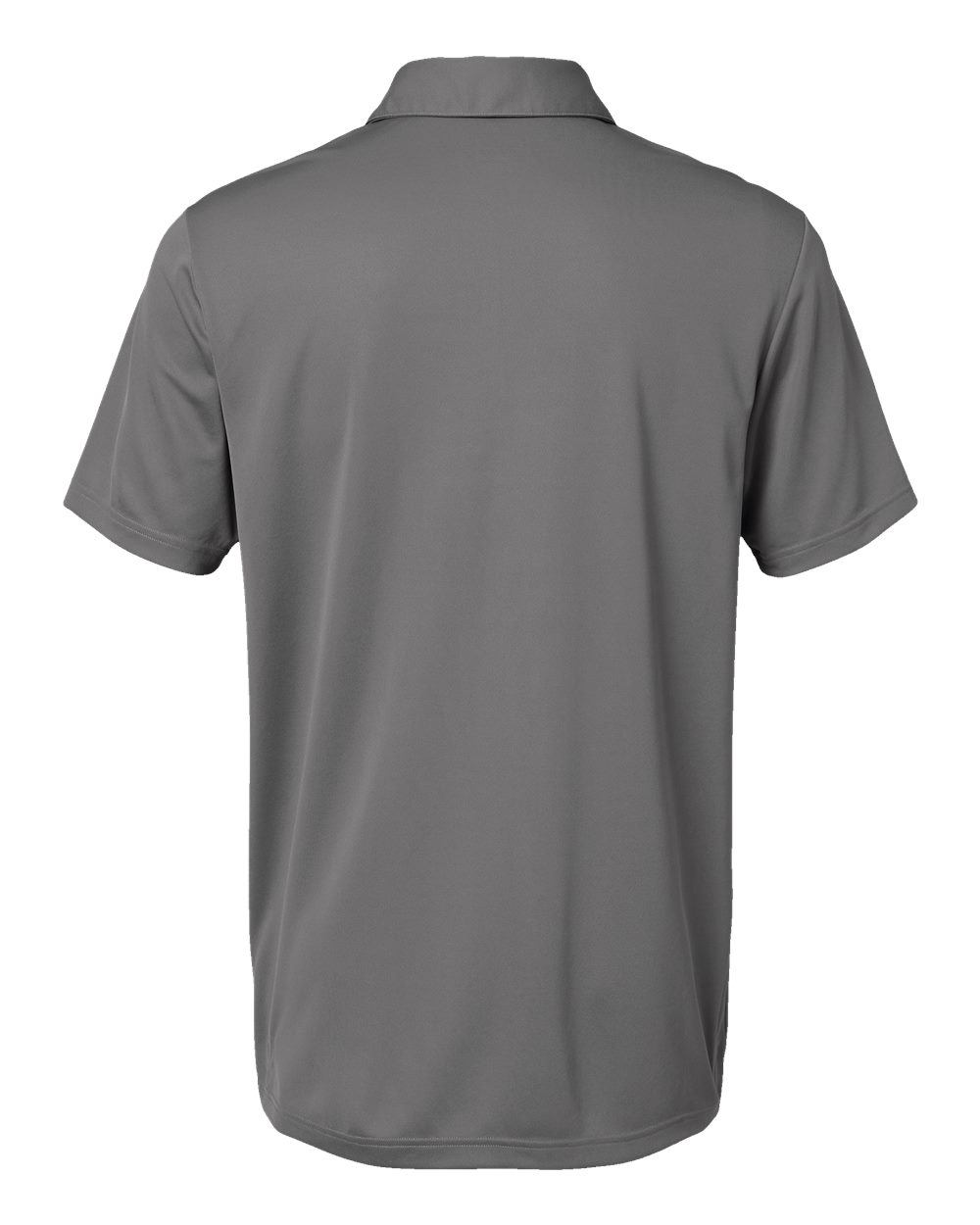Men's Camo Chest Print Polo - Back - B08653353 - Grey Three