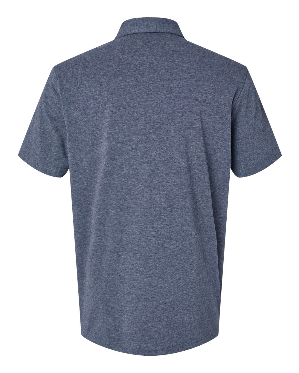 Men's Blend Polo - Back - B09153652 - Collegiate Navy Melange