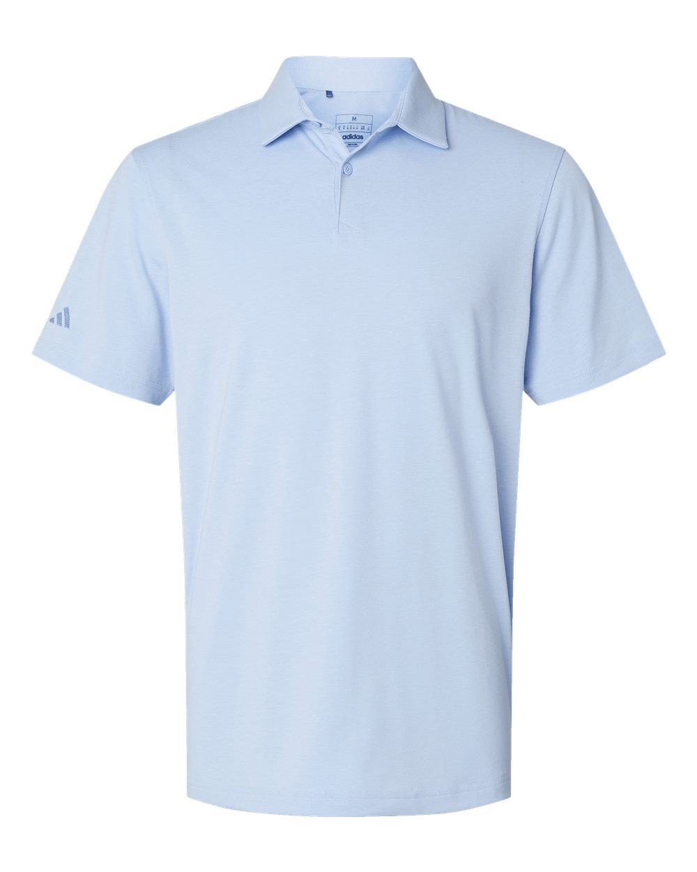 Men's Blend Polo - Front - B09153252 - Blue Dawn Melange