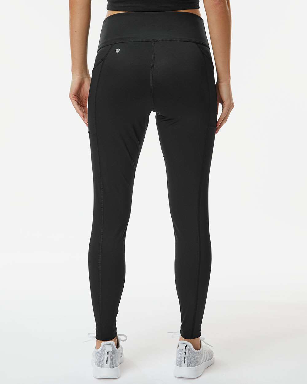 Women's Pocket Leggings - OnModelBack - B09553502 - Black