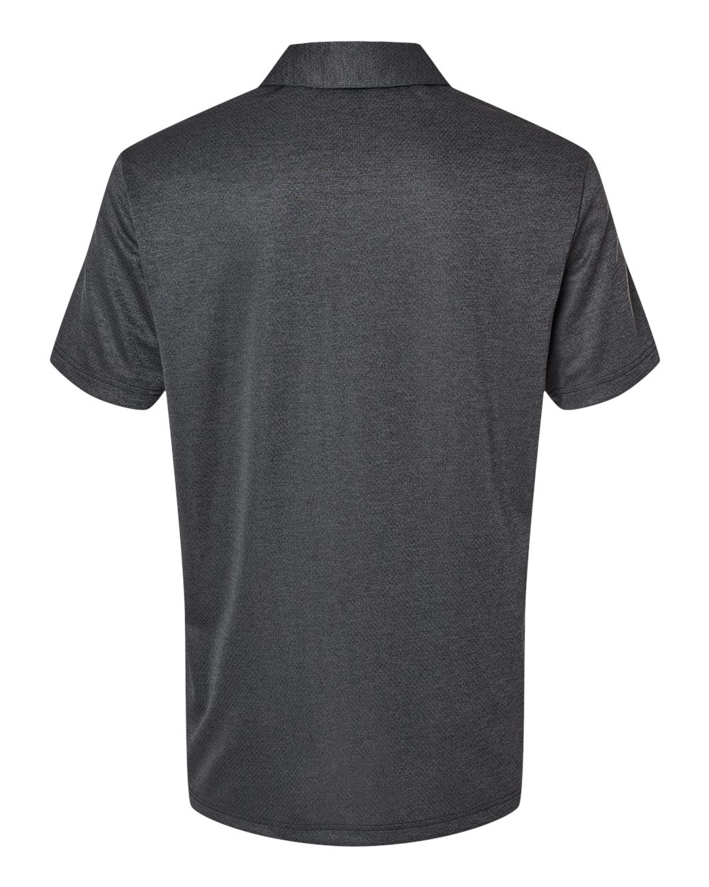 Men's Space Dyed Polo - Back - B55553503 - Black Melange