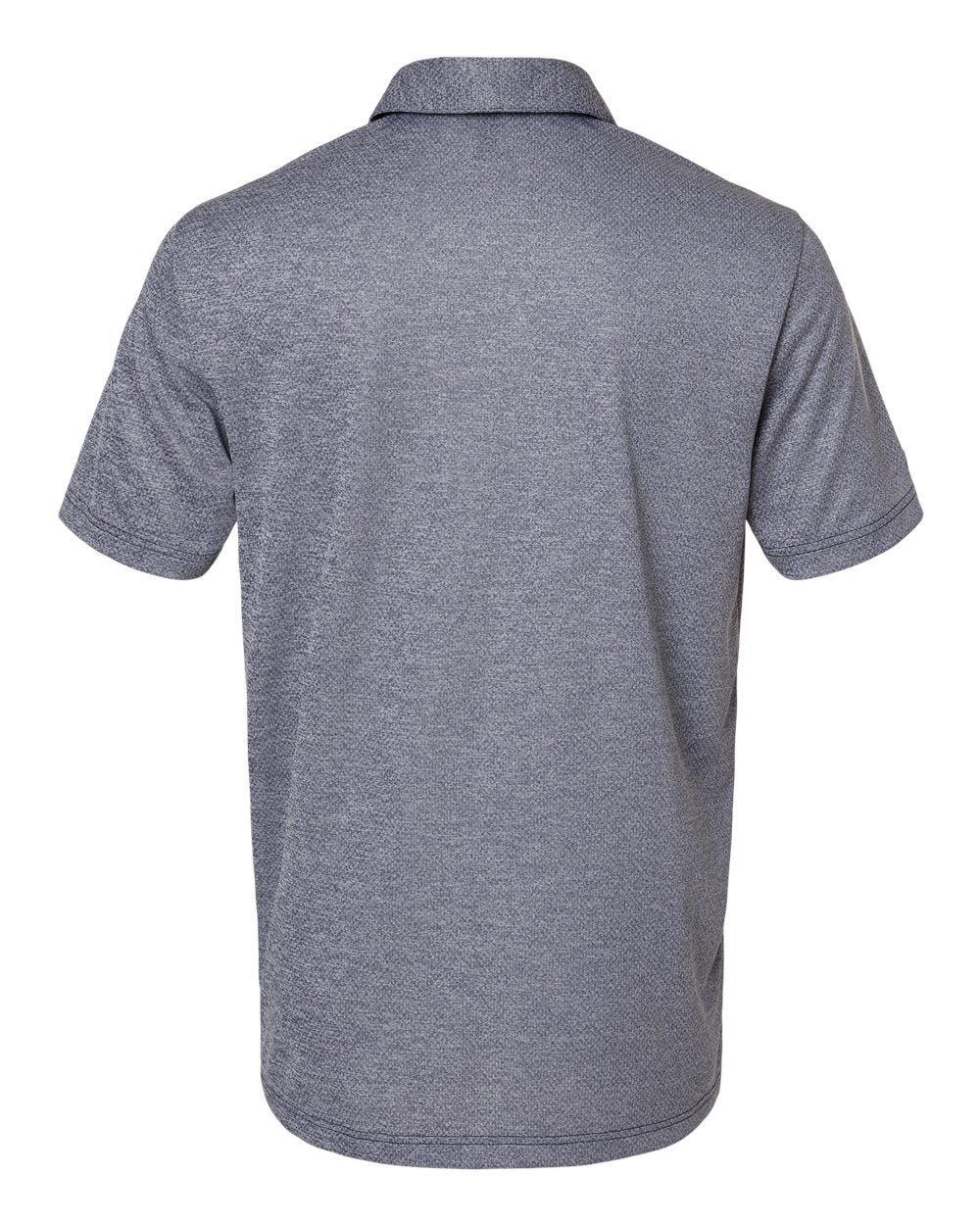 Men's Space Dyed Polo - Back - B55553653 - Collegiate Navy Melange
