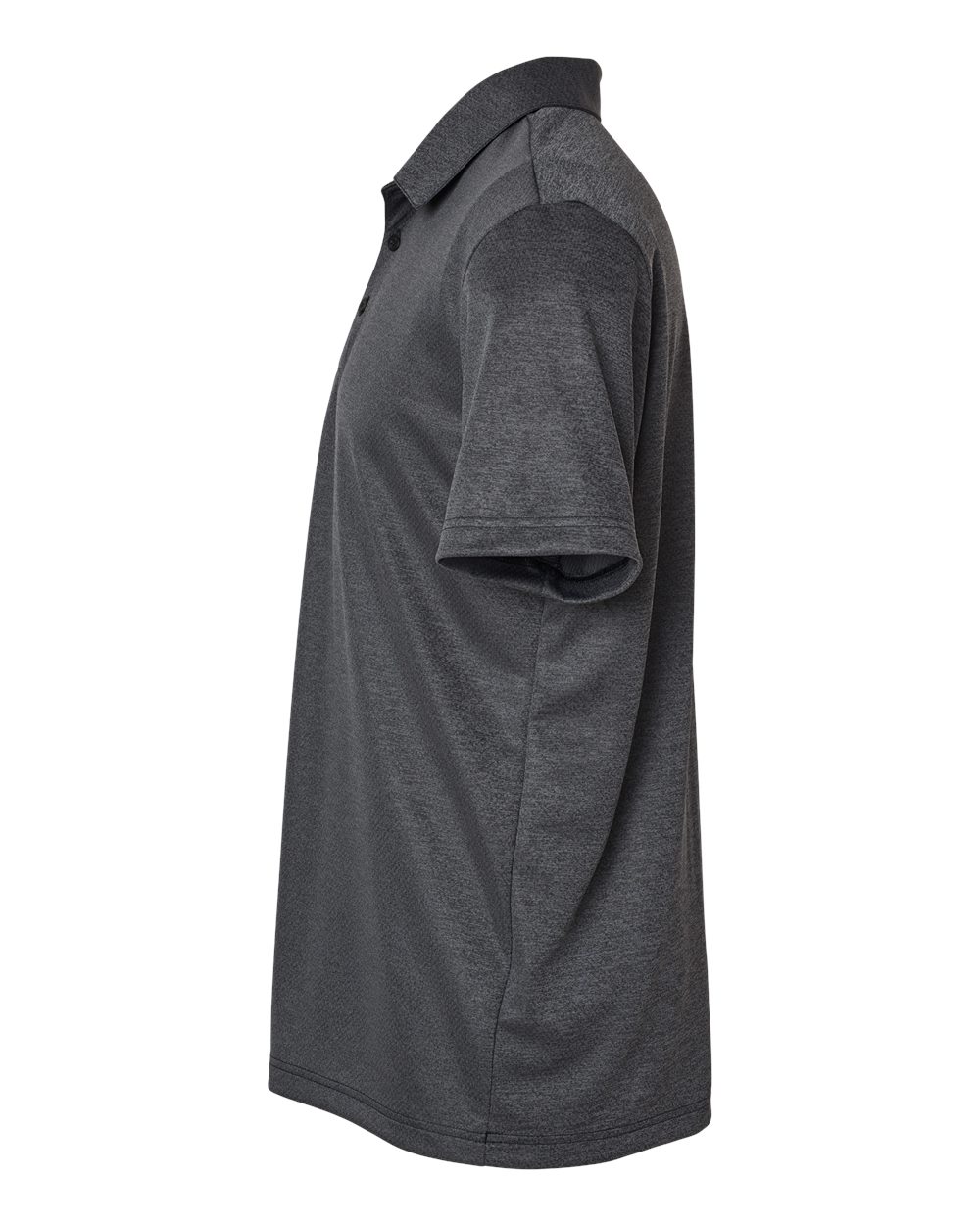 Men's Space Dyed Polo - DirectSide - B55553503 - Black Melange