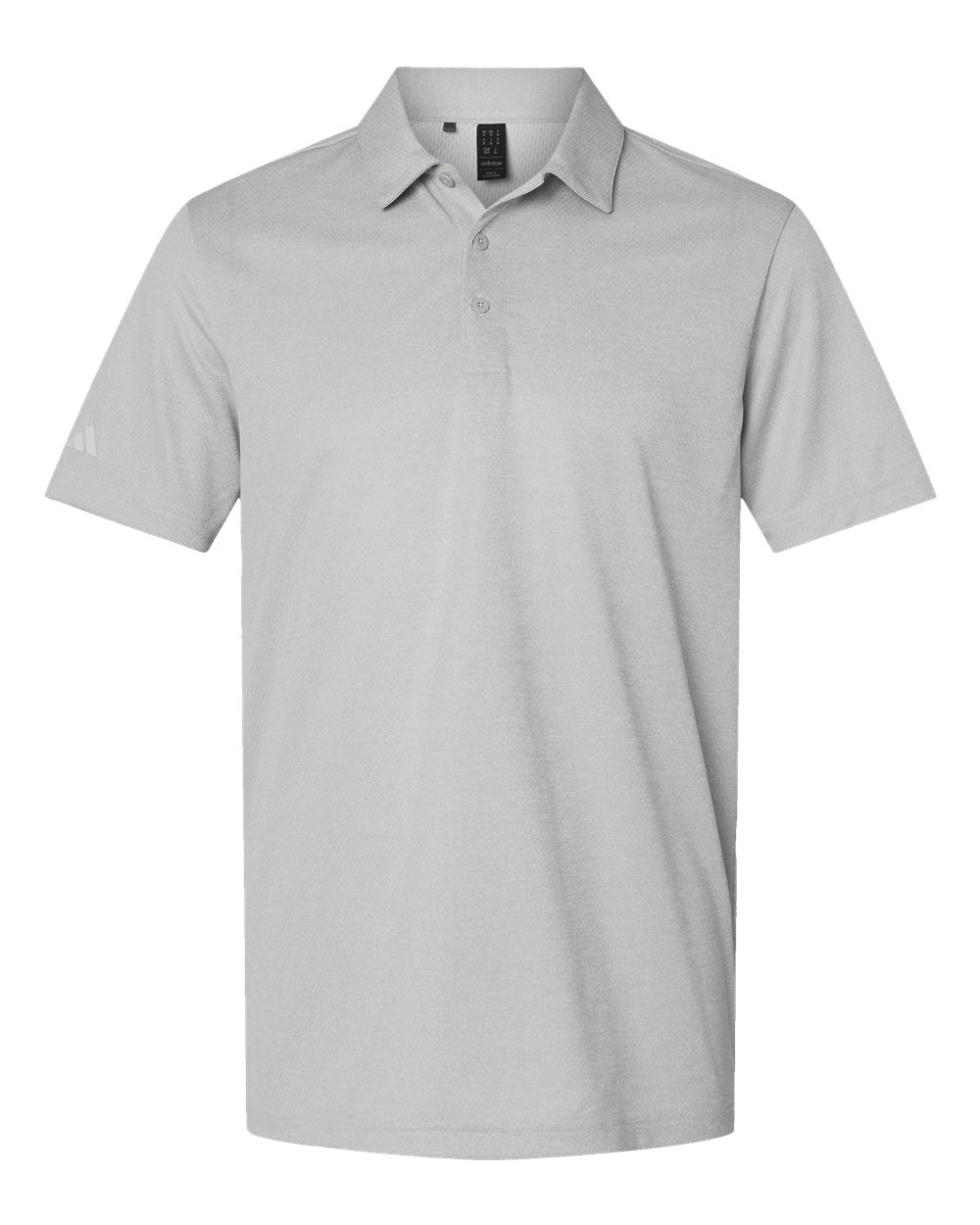 Men's Space Dyed Polo - Front - B55553583 - Grey One Heather