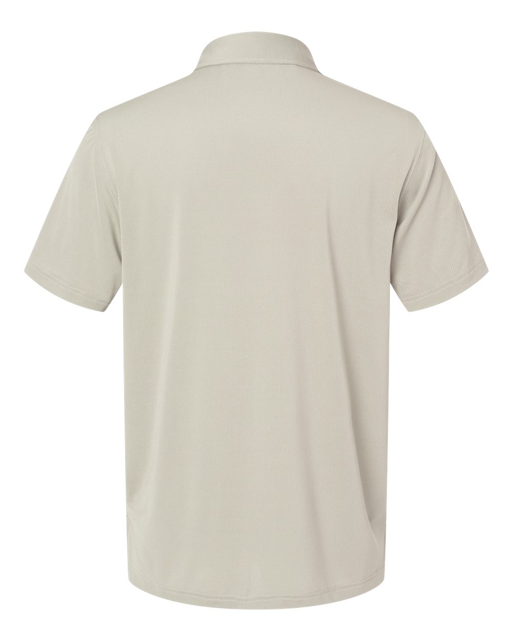 Men's Button Down Short Sleeve Shirt - Back - B55953243 - Alumina