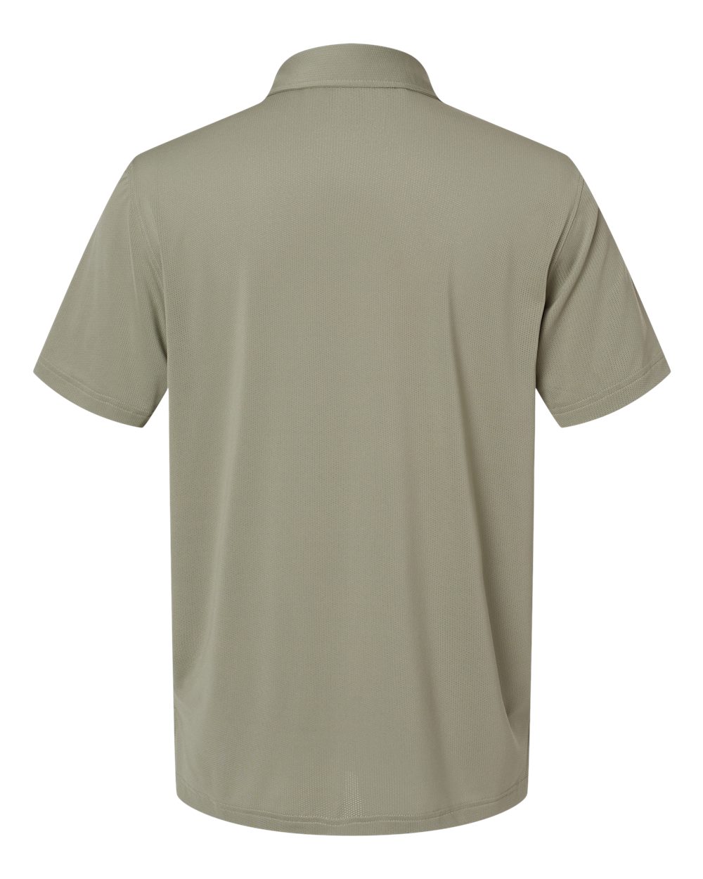Men's Button Down Short Sleeve Shirt - Back - B55953353 - Silver Pebble