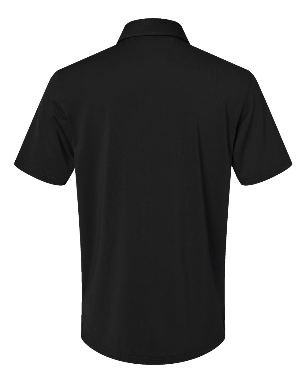 Men's Button Down Short Sleeve Shirt - Back - B55953503 - Black