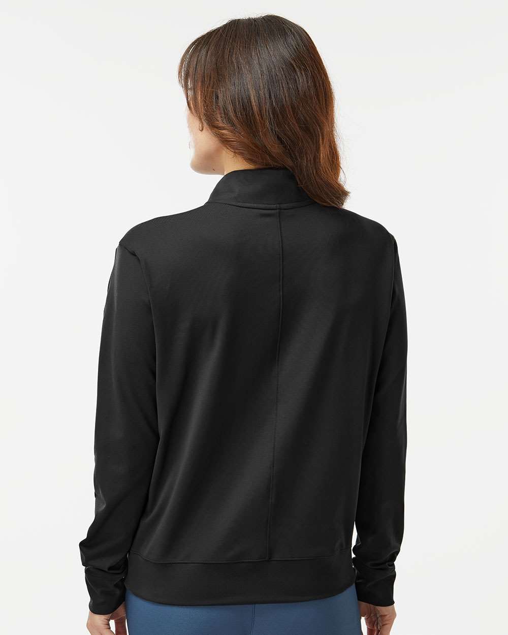 Women's Ultimate365 Quarter-Zip Pullover - OnModelBack - B56353502 - Black