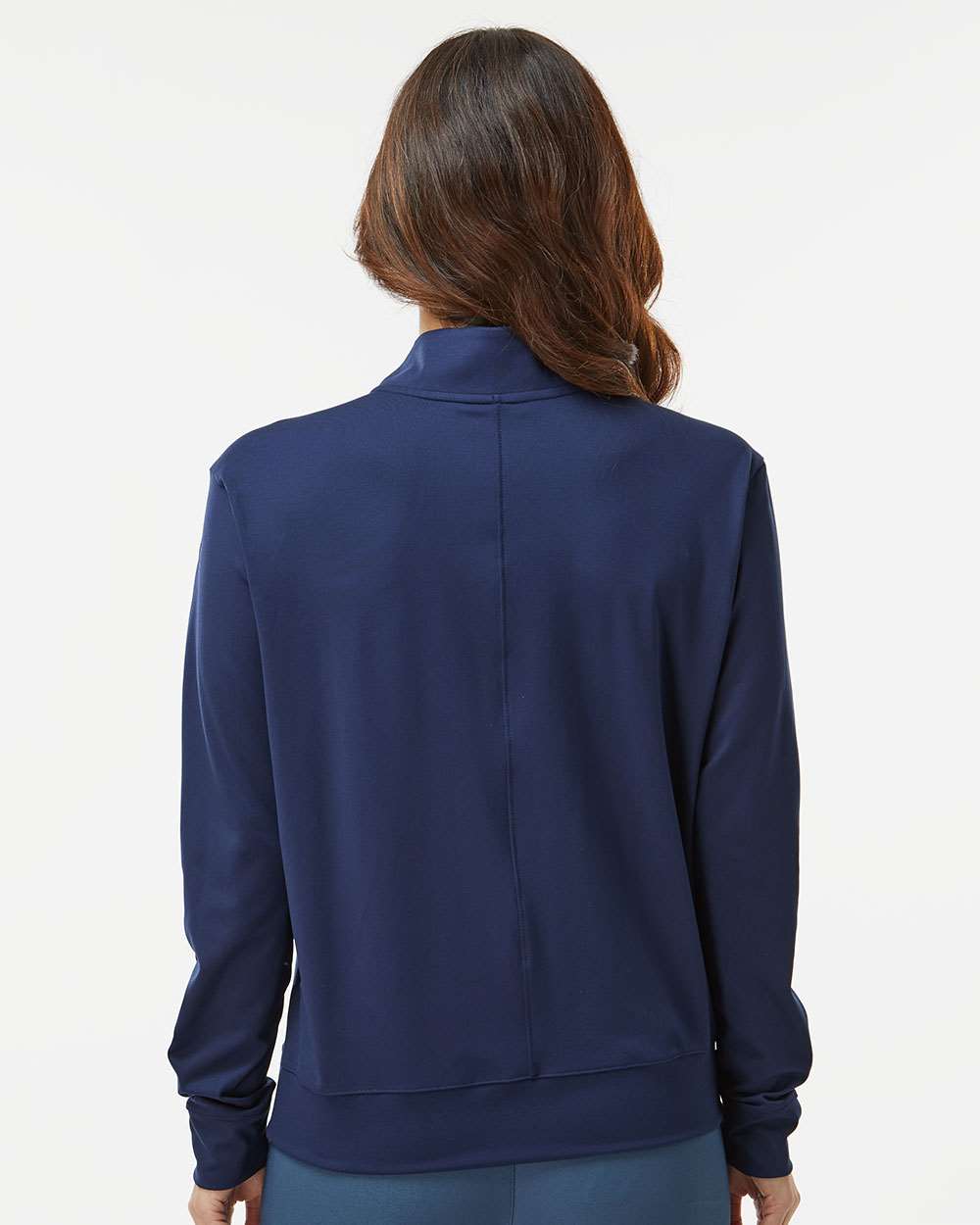 Women's Ultimate365 Quarter-Zip Pullover - OnModelBack - B56353652 - Collegiate Navy