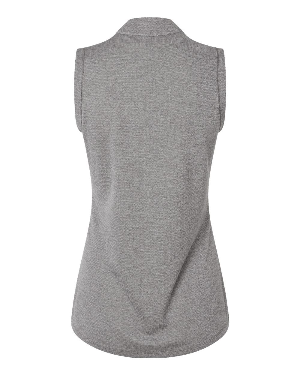Women's Ultimate365 Textured Sleeveless Shirt - Back - B56453582 - Charcoal
