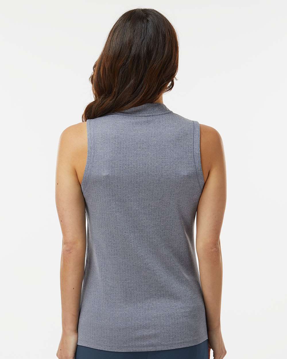Women's Ultimate365 Textured Sleeveless Shirt - OnModelBack - B56453752 - Preloved Ink