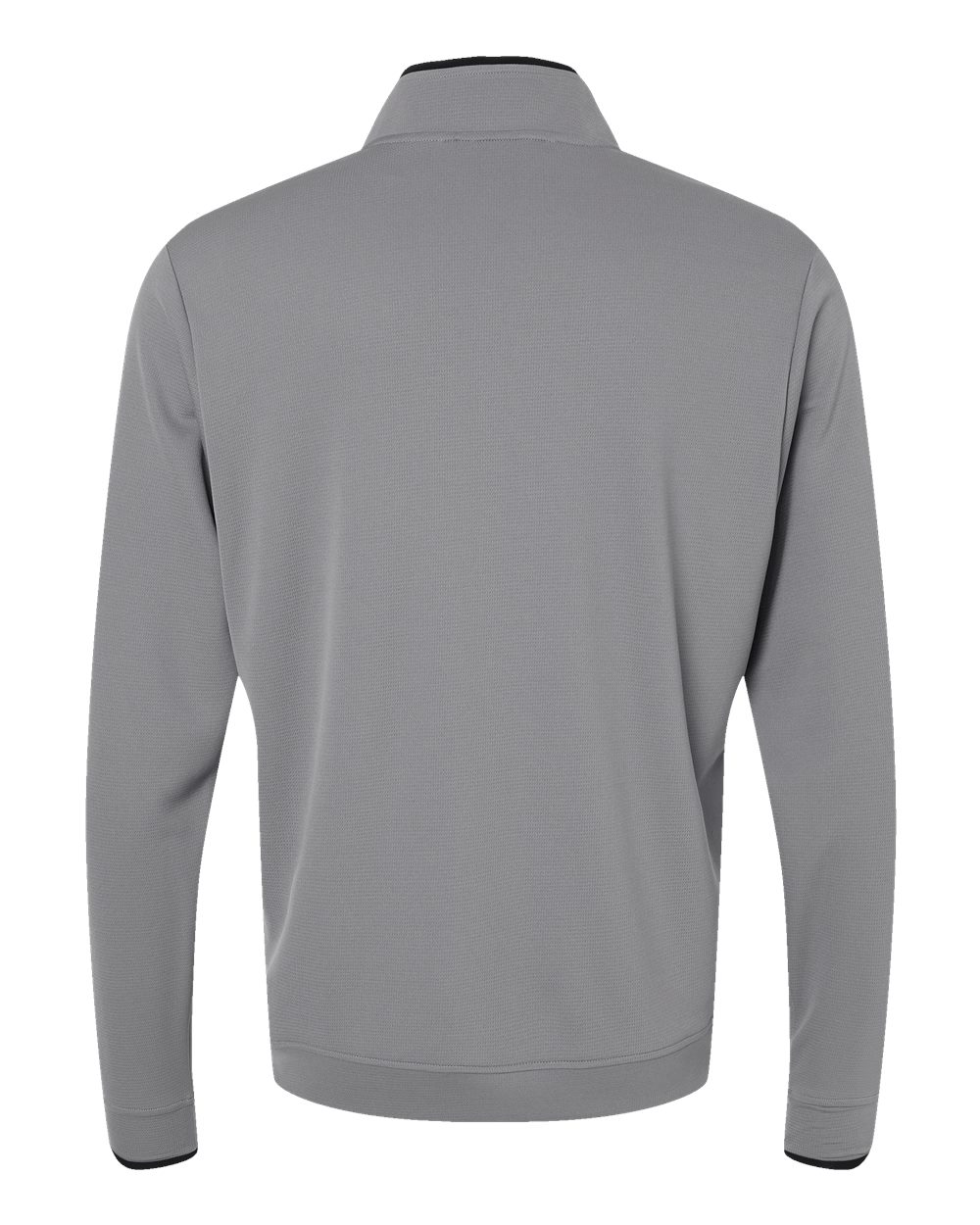 Men's Lightweight Quarter-Zip Pullover - Back - B56553093 - Grey Three/ Black