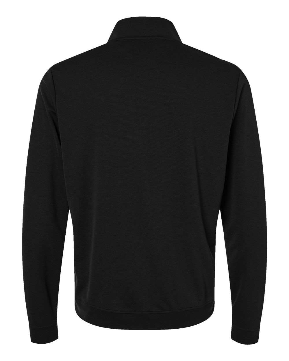 Men's Lightweight Quarter-Zip Pullover - Back - B56553503 - Black/ Grey Three