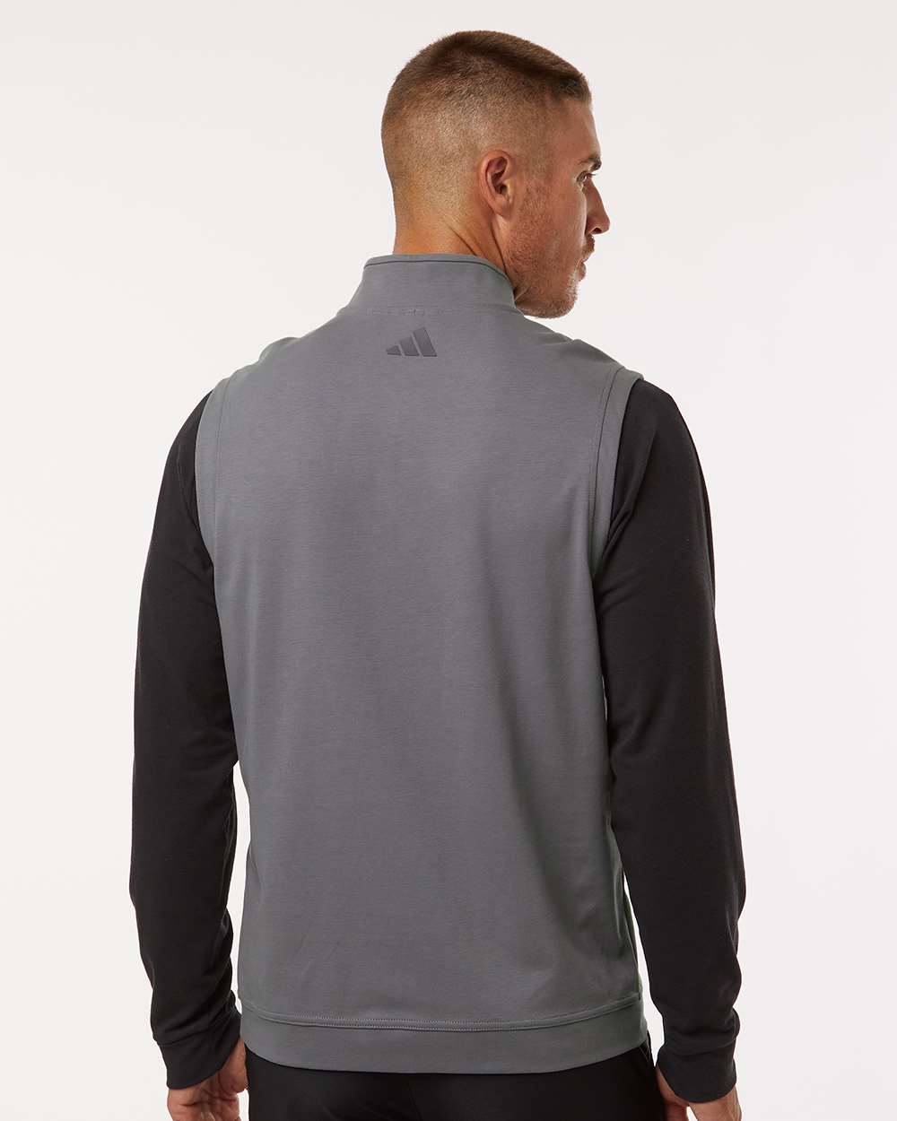 Men's Club Vest - OnModelBack - B09853093 - Grey Three