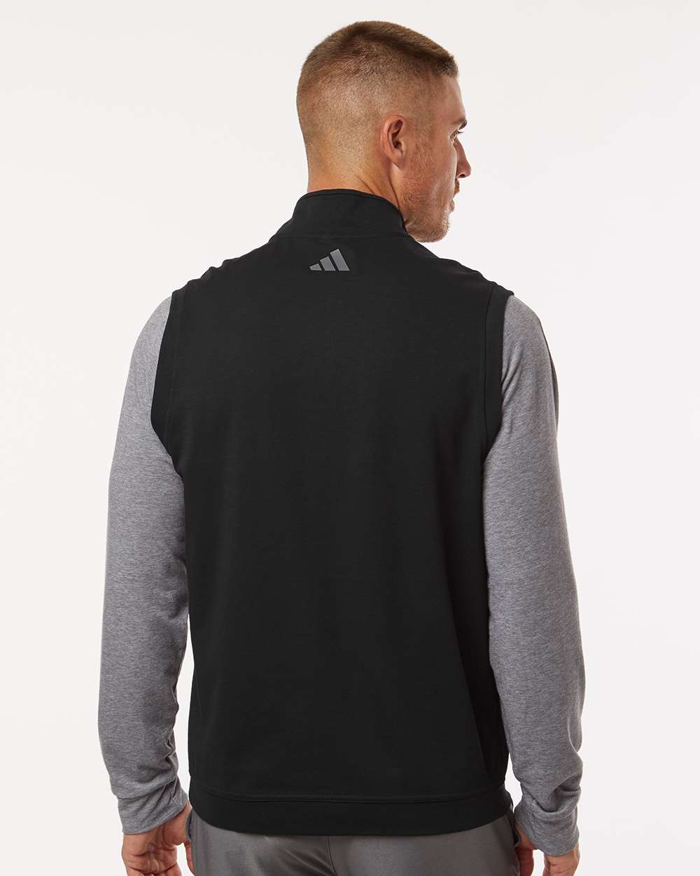 Men's Club Vest - OnModelBack - B09853503 - Black