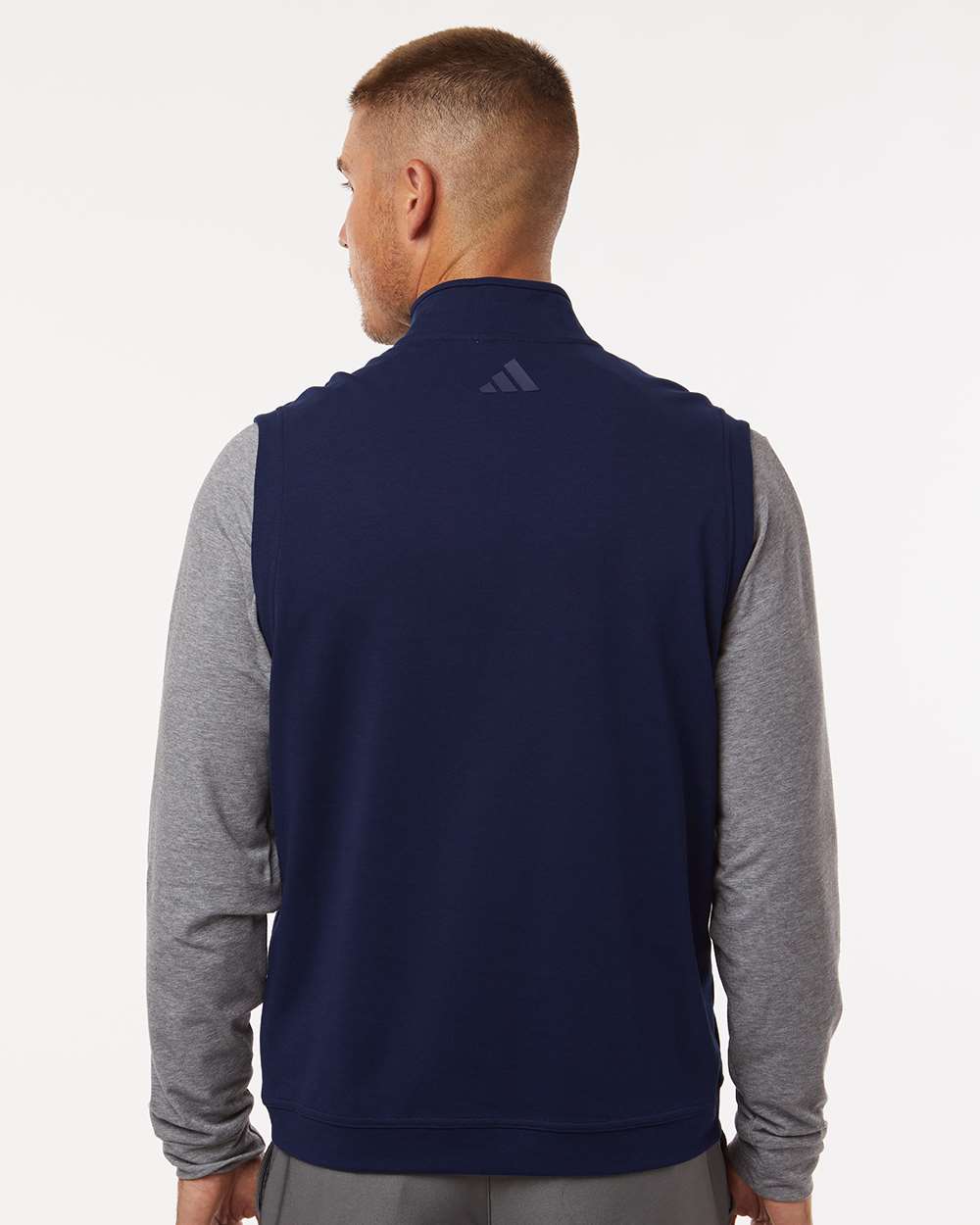 Men's Club Vest - OnModelBack - B09853653 - Collegiate Navy