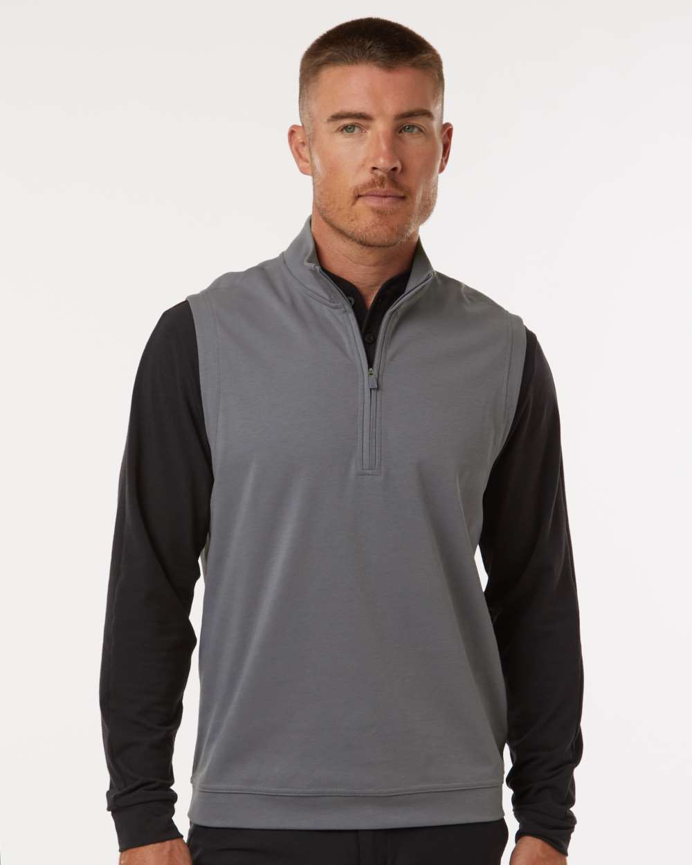 Men's Club Vest - OnModelFront - B09853093 - Grey Three