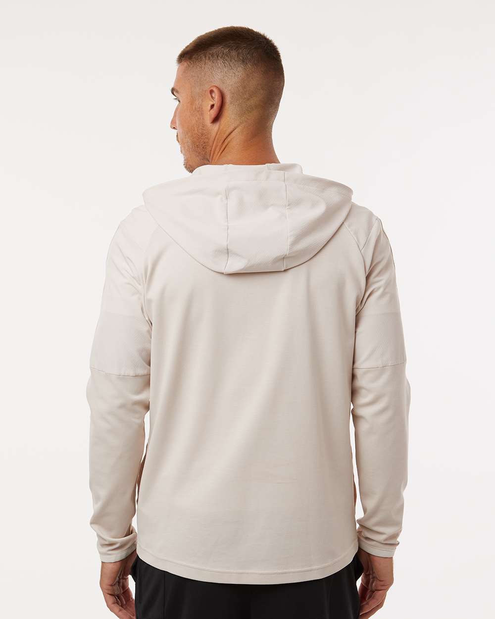 Men's Hooded Anorak - OnModelBack - B10053092 - Alumina