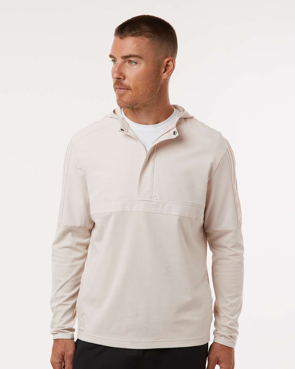 Men's Hooded Anorak - OnModelFront - B10053092 - Alumina