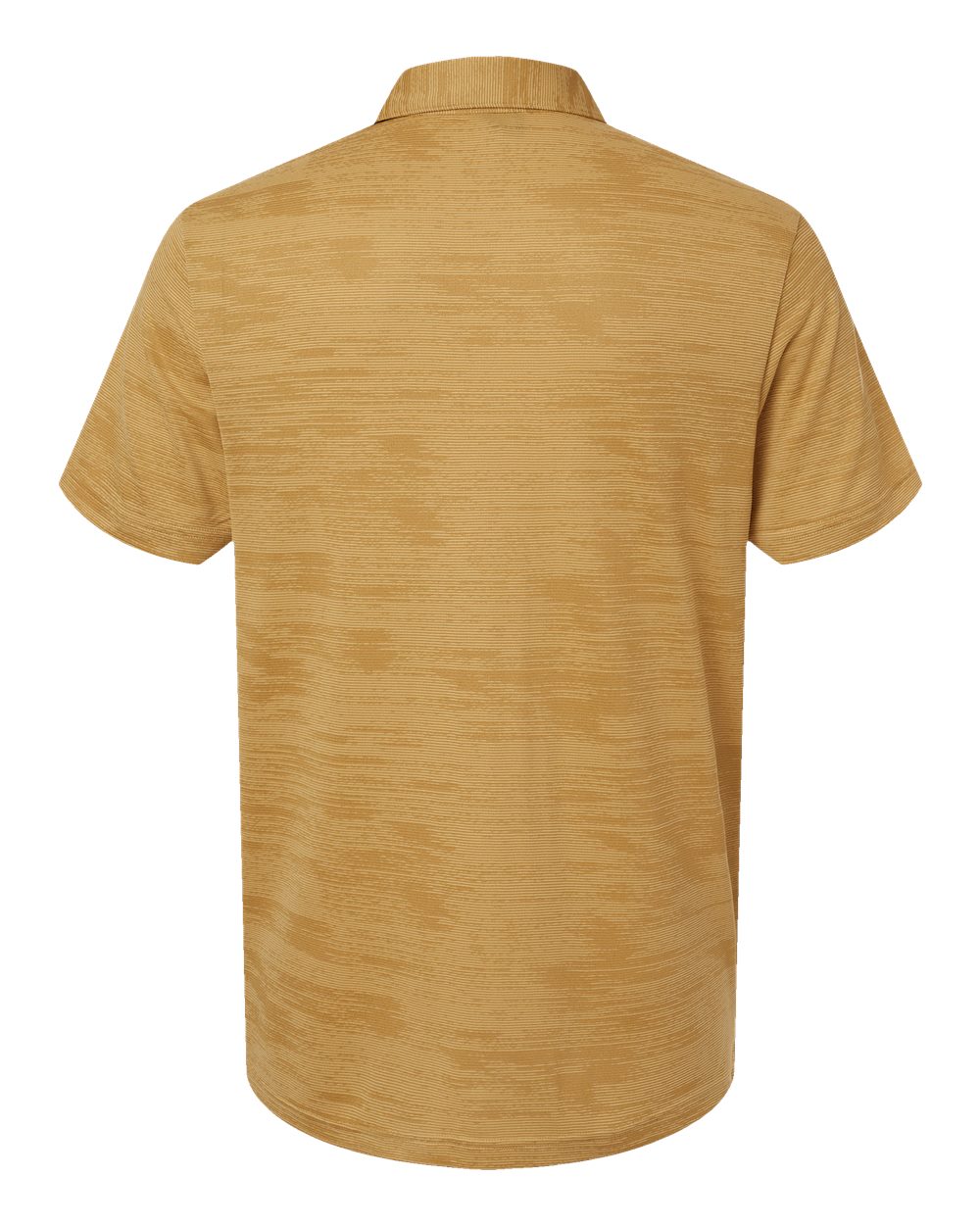 Men's Ultimate365 Textured Stripe Polo - Back - B57053103 - Oat/ Golden Beige