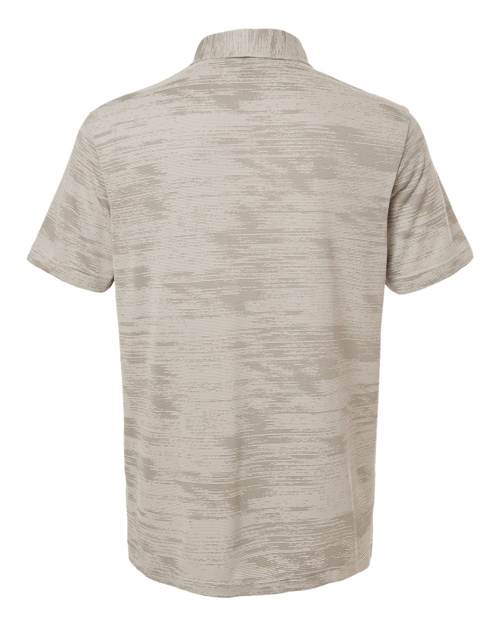 Men's Ultimate365 Textured Stripe Polo - Back - B57053243 - Alumina/ Silver Pebble