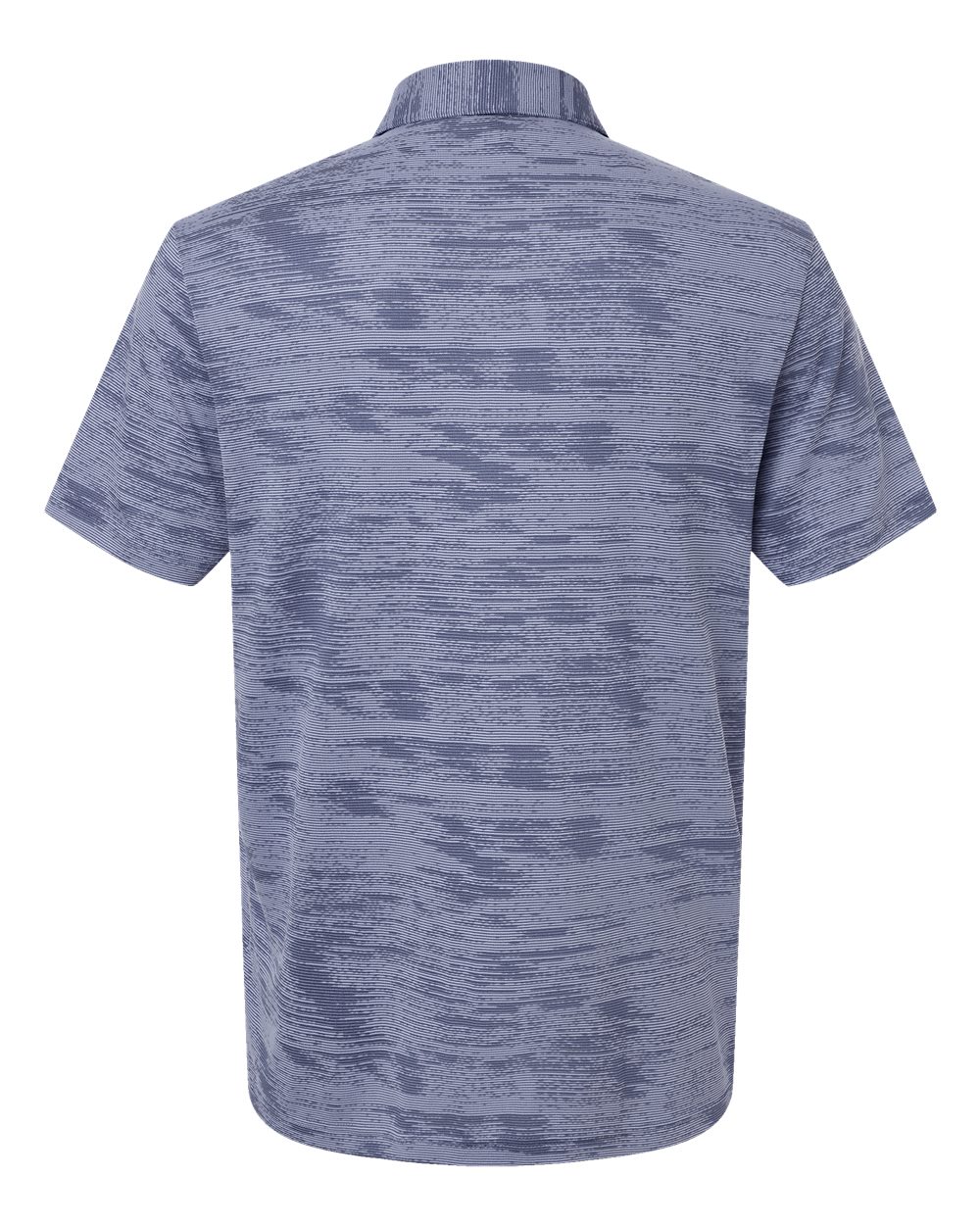 Men's Ultimate365 Textured Stripe Polo - Back - B57053253 - Blue Spark/ Preloved Ink