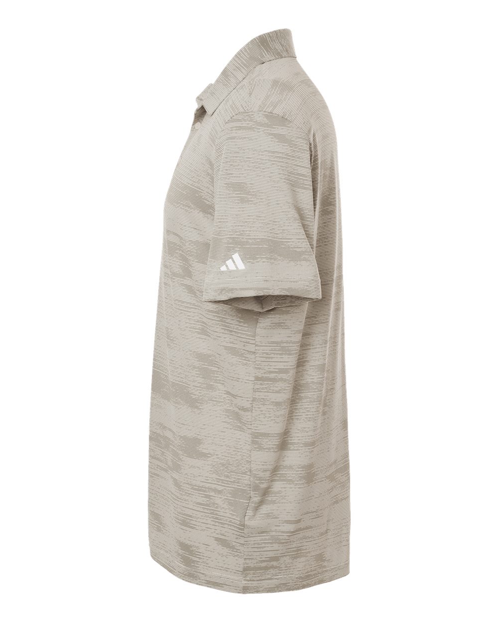 Men's Ultimate365 Textured Stripe Polo - DirectSide - B57053243 - Alumina/ Silver Pebble