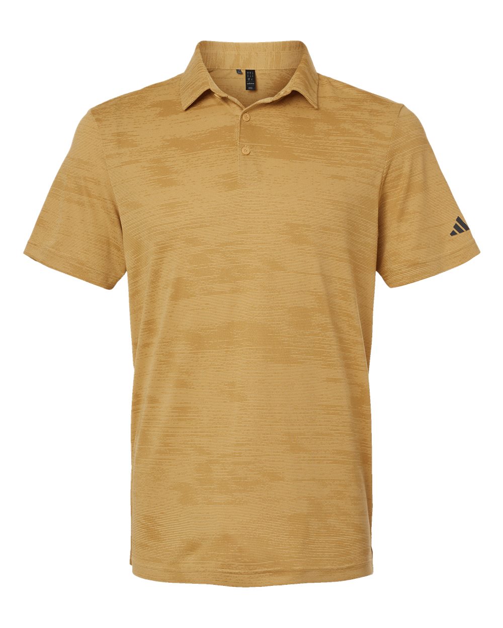 Men's Ultimate365 Textured Stripe Polo - Front - B57053103 - Oat/ Golden Beige