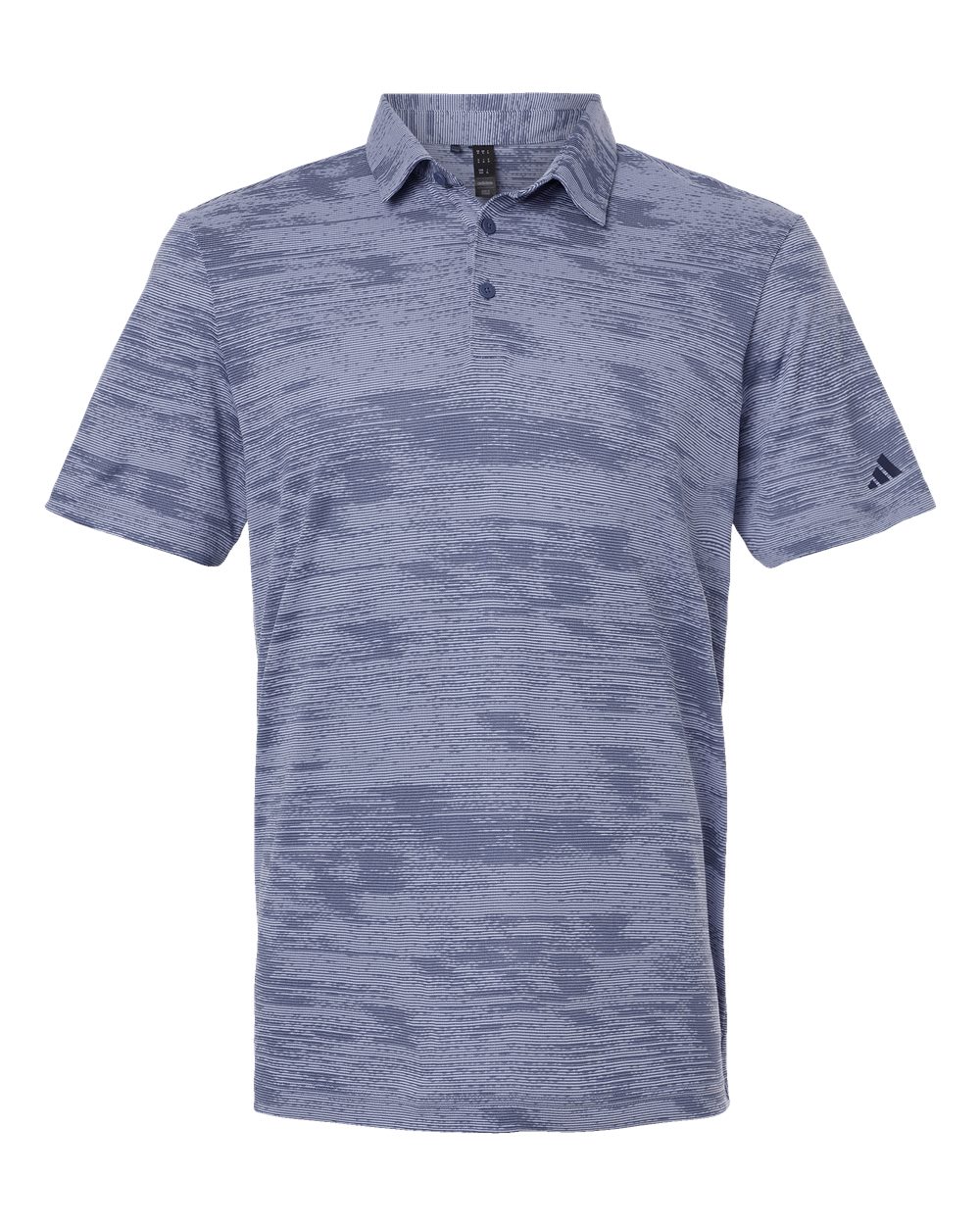 Men's Ultimate365 Textured Stripe Polo - Front - B57053253 - Blue Spark/ Preloved Ink