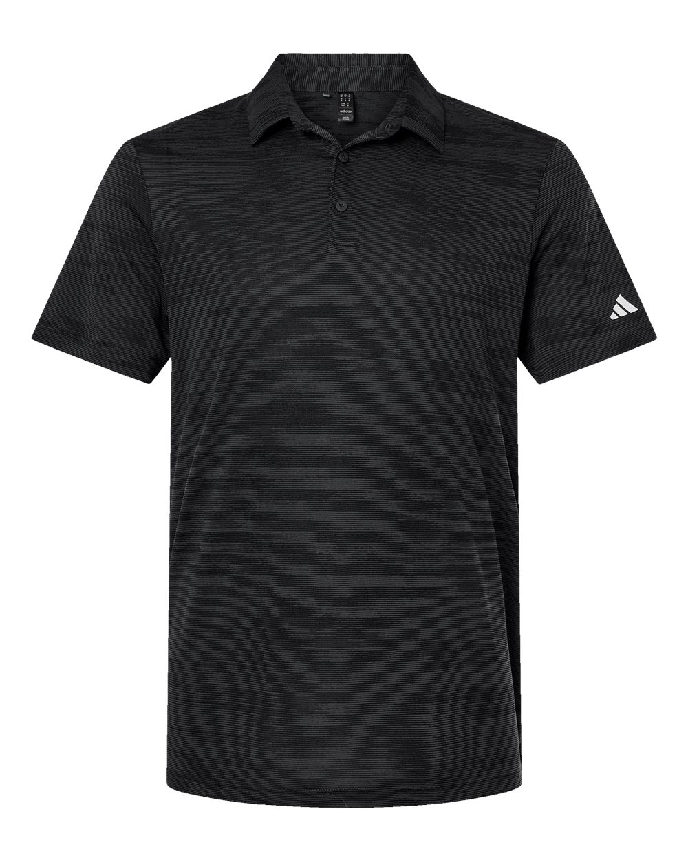 Men's Ultimate365 Textured Stripe Polo - Front - B57053583 - Carbon/ Black