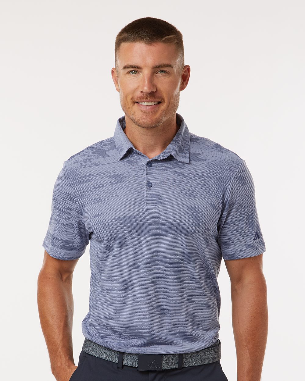 Men's Ultimate365 Textured Stripe Polo - styleImage