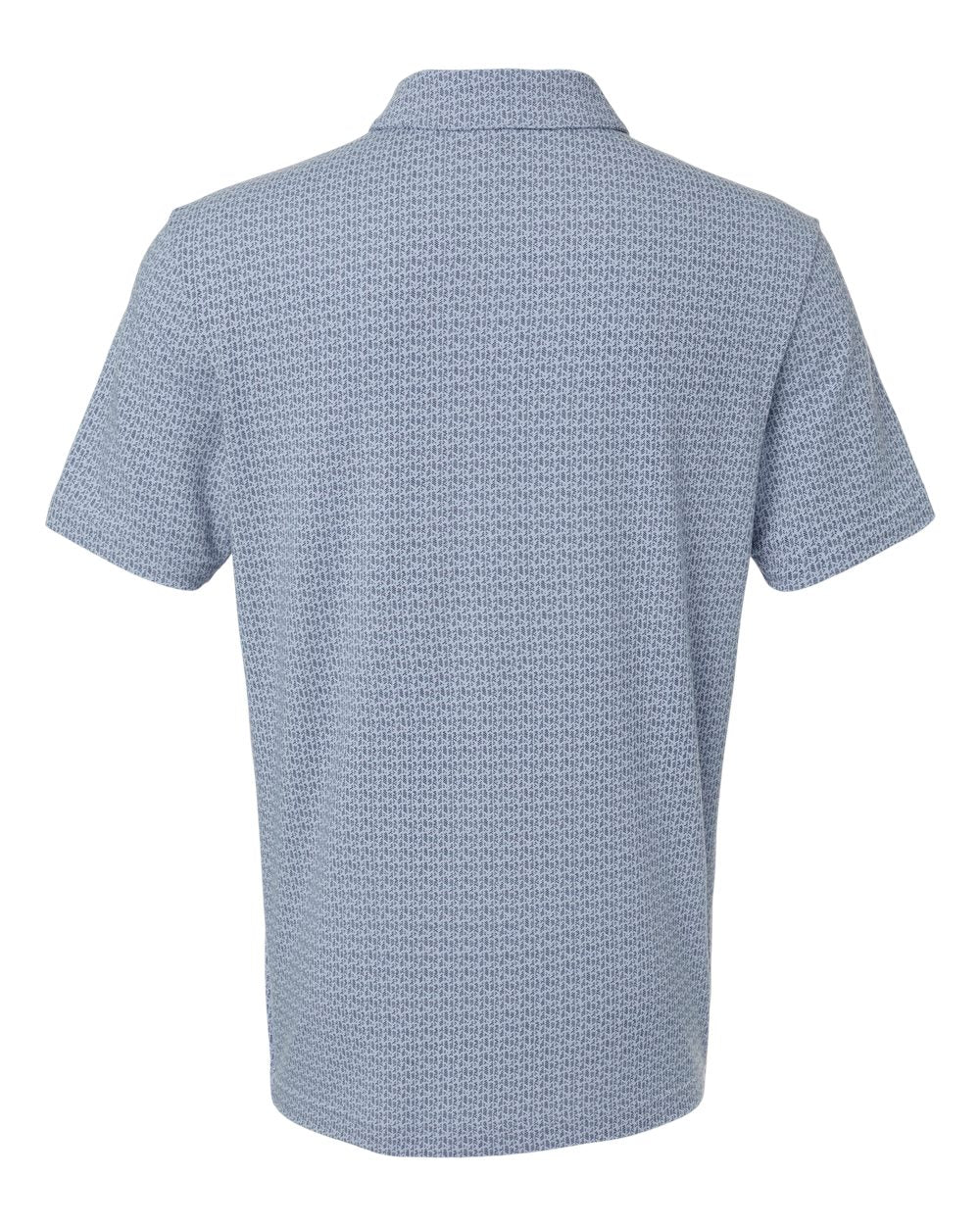 Men's Printed Blend Polo - Back - B10353253 - Blue Dawn Melange