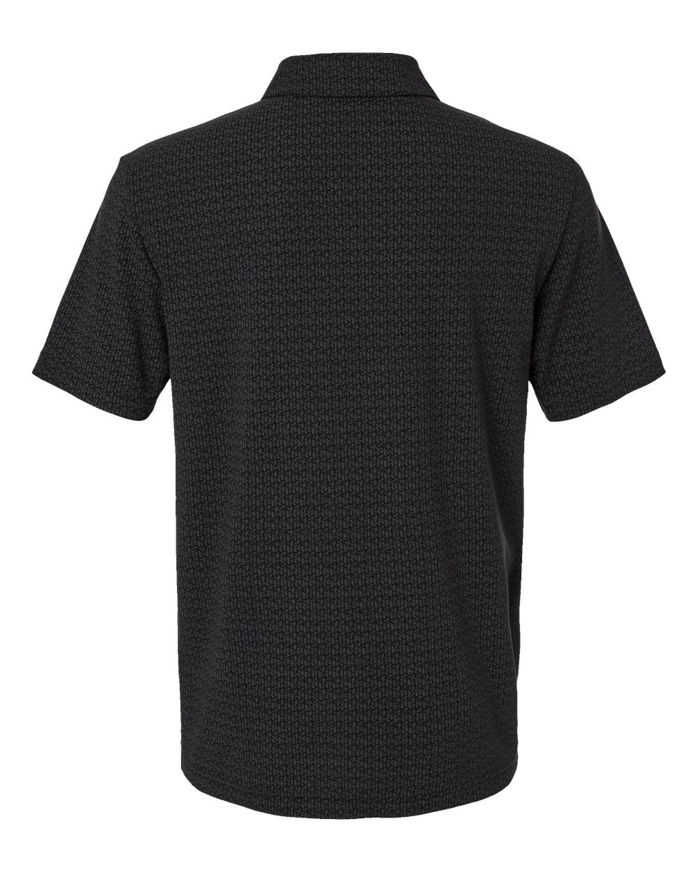 Men's Printed Blend Polo - Back - B10353503 - Black