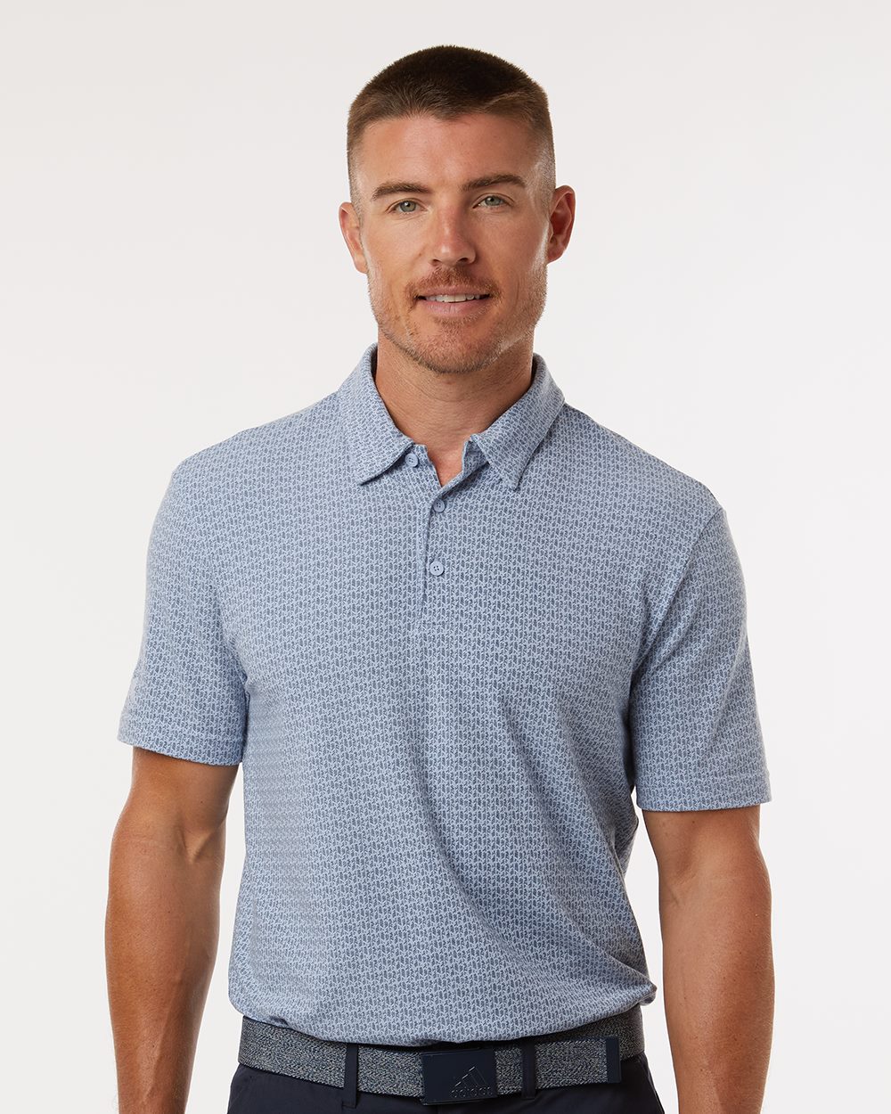 Men's Printed Blend Polo - styleImage