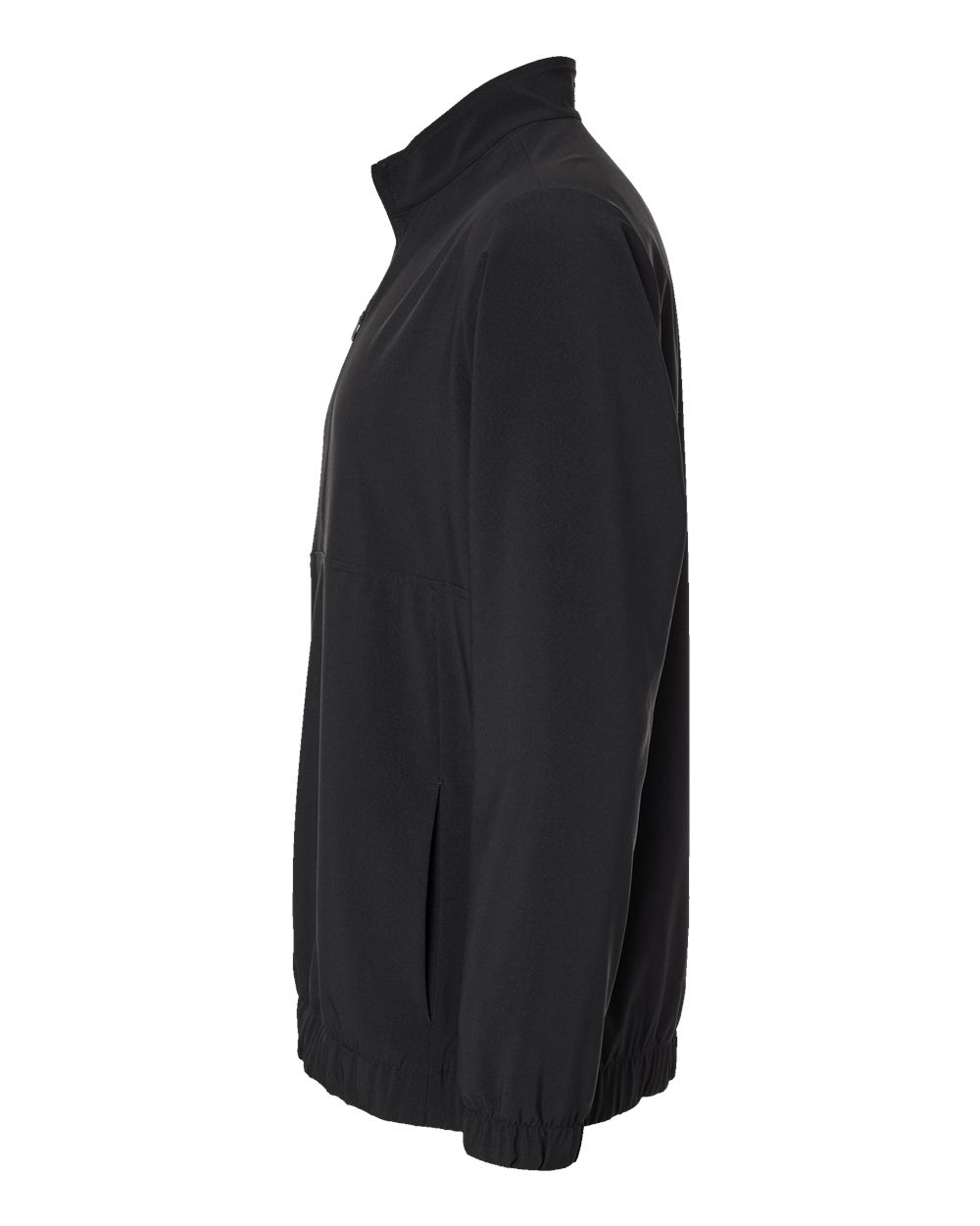 Men's Woven Half-Zip Pullover - DirectSide - B11153502 - Black