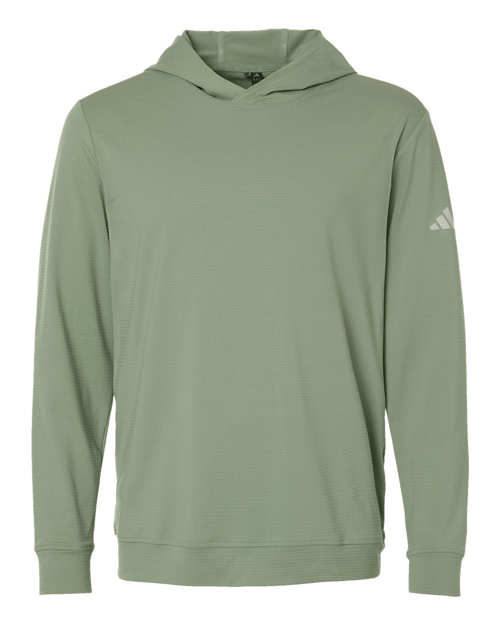 Men's Ultimate365 Elevated Hoodie - Front - B12253103 - Silver Green