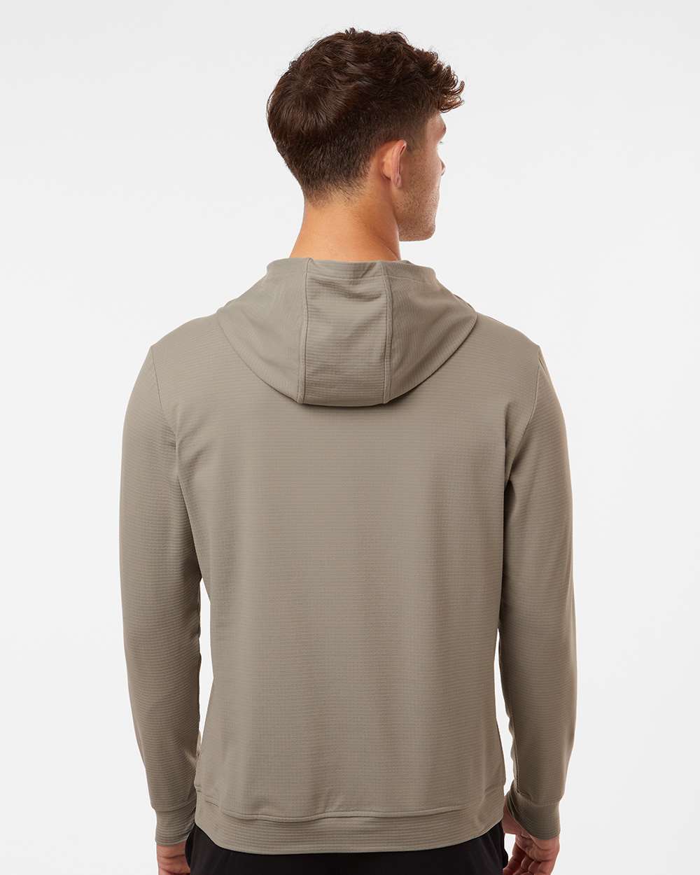 Men's Ultimate365 Elevated Hoodie - OnModelBack - B12253003 - Putty Beige